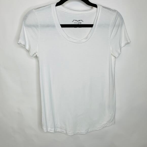 Maison Jules White T Shirt Short Sleeves Sz XS - Picture 1 of 4